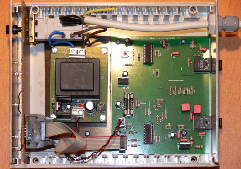 VDR-Sanitizer im Gehäuse