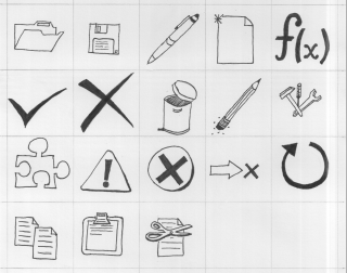 Scan der Icons in Rohform